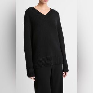 Vince V- Neck Cashmere & Wool Sweater- Women’s Small